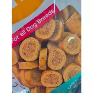 1972 ขนมสุนัข ขนมหมา บาร์ค ไบร์ท รสไก่และเนื้อ @100กรัม BARK BITES CIRCLE (CHICKEN & BEEF FLAVOR) @100 G***1แถม1 138บาท