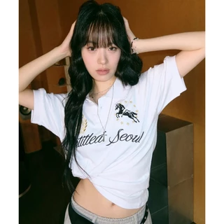 [ PRE-ORDER ] UNTITLED SEOUL UNTITLED CREST POLO CROPPED SHORT SLEEVE