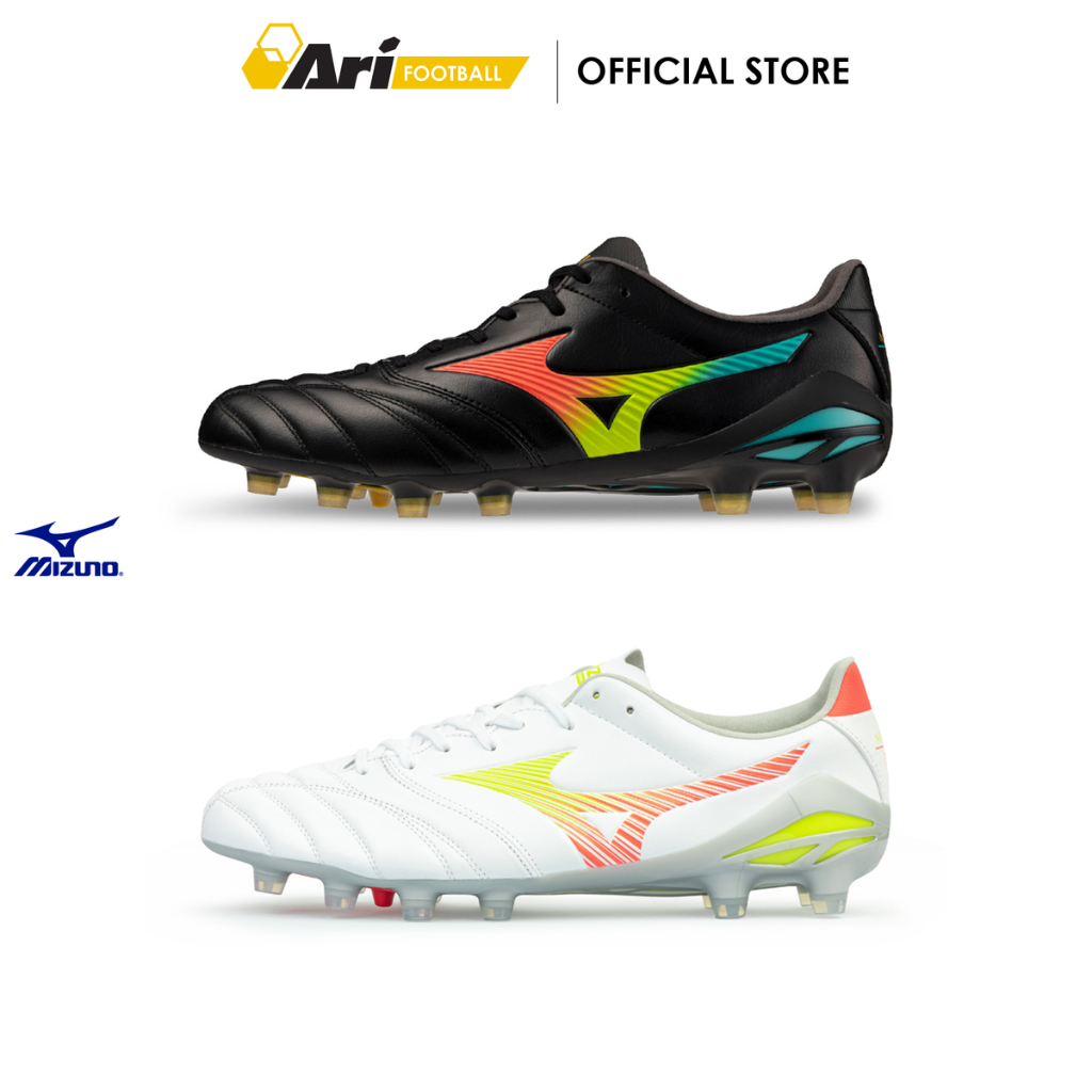 MIZUNO MORELIA NEO V PRO FG - WHITE (P1GA268454) รองเท้าฟุตบอล มิซูโน่ MORELIA NEO V PRO