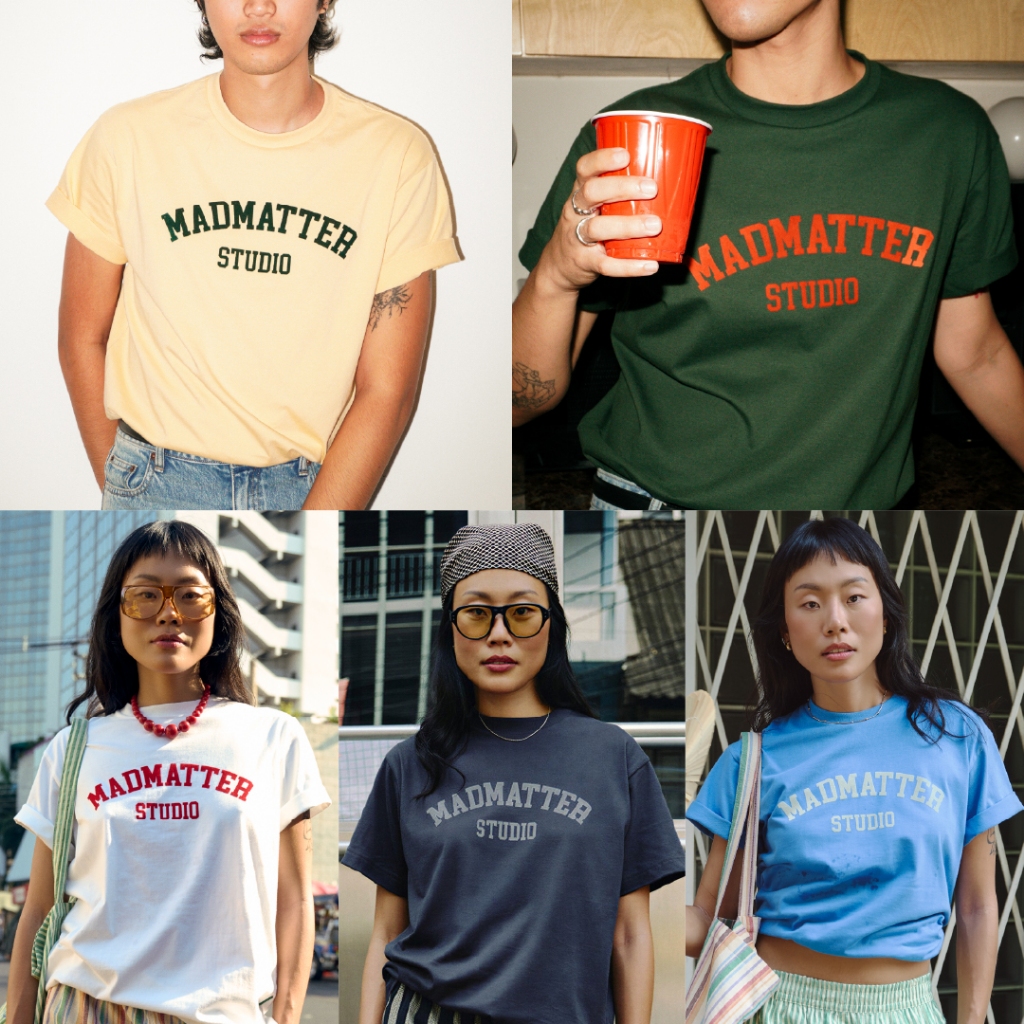 Madmatter - MM College Tee เสื้อยืด คอกลม