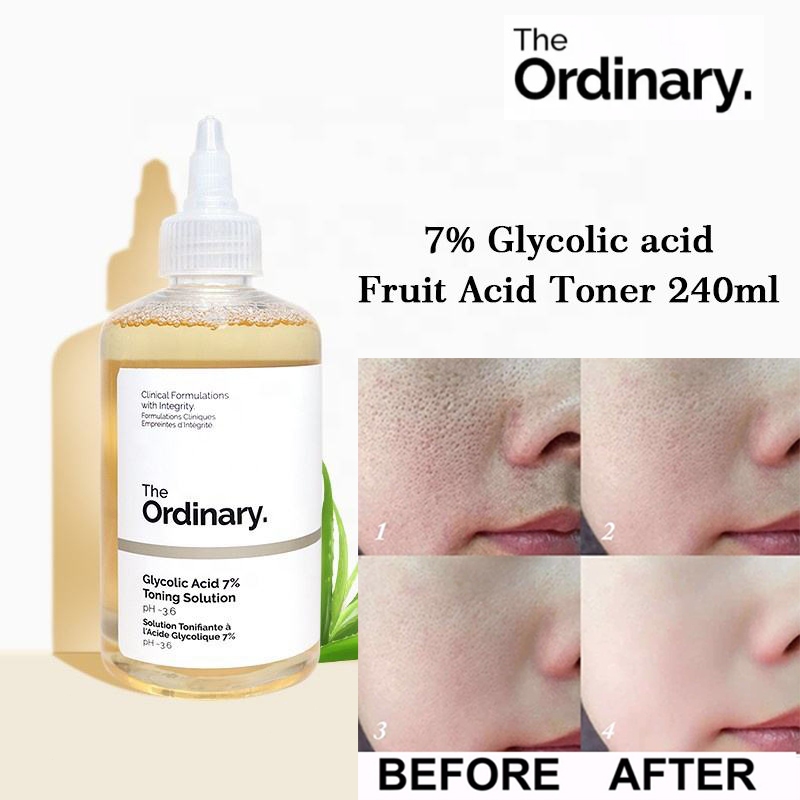 🔥แท้ 100%🔥The Ordinary Glycolic Acid 7% Exfoliating Toner 240ml โทนเนอร์ผลัดเซลล์ผิว ลดผิวหมองคล้ำ ผิวเรียบเนียน กระจ่าง