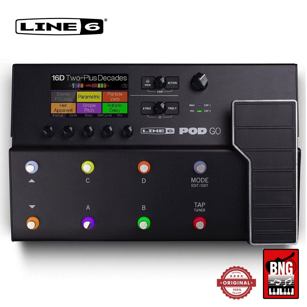 LINE 6  POD GO เอฟเฟตจาก LINE 6 ล่าสุด ครบจบในตัวเดียว