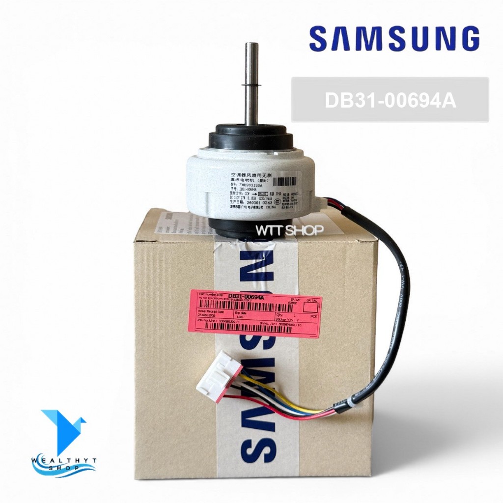 DB31-00694A  มอเตอร์แอร์ Samsung มอเตอร์คอยล์เย็นมอเตอร์แอร์ซัมซุง (FMH2031SSA 27W.) อะไหล่แอร์ ของแ