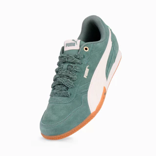 PUMA Basics รองเท้าผ้าใบ Bella Donna สำหรับผู้หญิง สีเขียว - 40813601