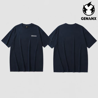 【GENANX】เสื้อยืดสำหรับผู้ชาย เสื้อยืดผ้าฝ้ายแท้ คอกลม สื้อคอกลม เสื้อยืด หลากสี