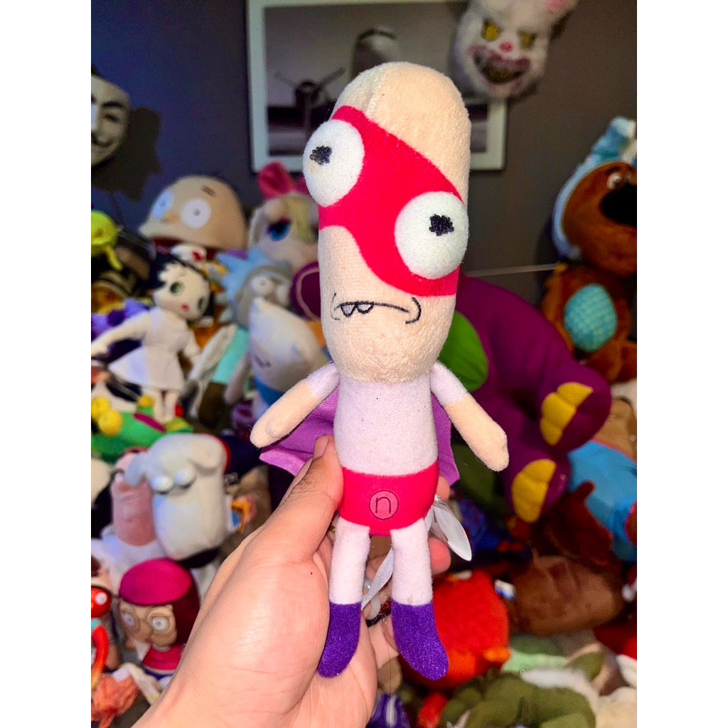 Noob Noob Rick and Morty ของแท้ Funko Galactic Plushies 'หายากเอาเรื่อง