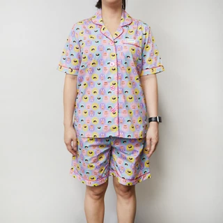 PAUL FRANK ชุดนอนกางเกงขาสั้นใส่ได้ทั้งชายและหญิง SWEET BUNNY SHORTS SET
