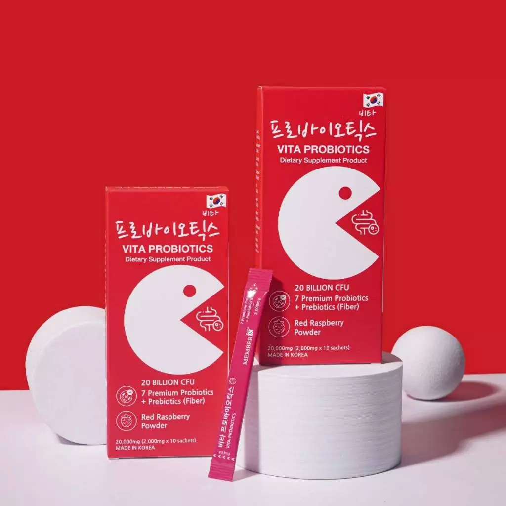 (SET 5 กล่อง) Vita Probiotics โพรไบโอติกส์ พรีไบโอติกส์ กล่อง 10 ซอง จุลินทรีย์ดีเพื่อลำไส้ ท้องผูก thumbnail 6