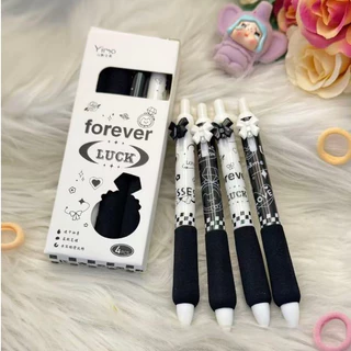 สินค้าส่งจากไทย ราคาส่งตั้งแต่ชิ้นแรก ปากกาเจลยกแพ็ค 4 ชิ้น ปากกาเจลลายน่ารัก พกพาสะดวก ขนาดหัวปากกา 0.5 มม.