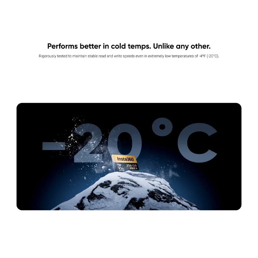 Insta360 Micro SD Card PRO เมมโมรี่การ์ด สำหรับ กล้องแอ็คชั่น 360 ถ่ายวิดีโอ 8K SDXC V30 A2 [รับประกัน1ปี] thumbnail 6