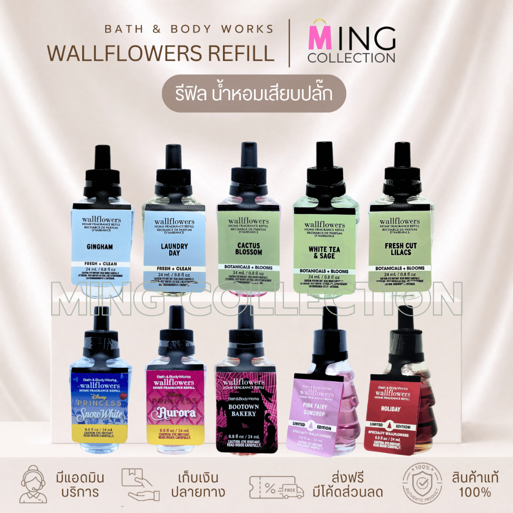 Set1/4⭐️น้ำหอมบ้านเสียบปลั๊ก(ไม่รวมปลั๊ก)⭐️กลิ่นSignatureขาย