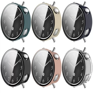 เคสกระจก สําหรับ xiaomi watch S4 41mm นาฬิกาเคส สำรอง Glass+Pc case For xiaomi watchS4 เคสนาฬิกา สําหรับ mi watch S4