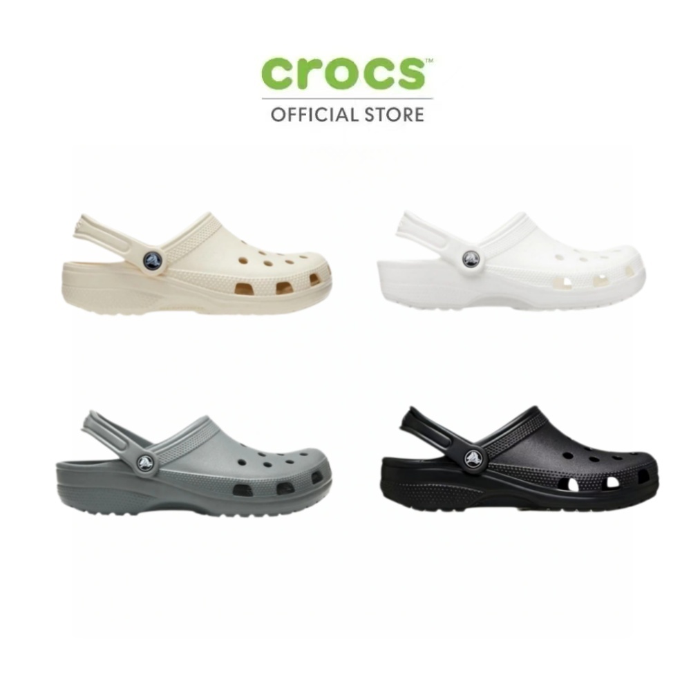 งานละเอียดวัสดุแท้ Crocs รองเท้าCrocs รองเท้าลำลองผู้ใหญ่ CLASSIC CLOG