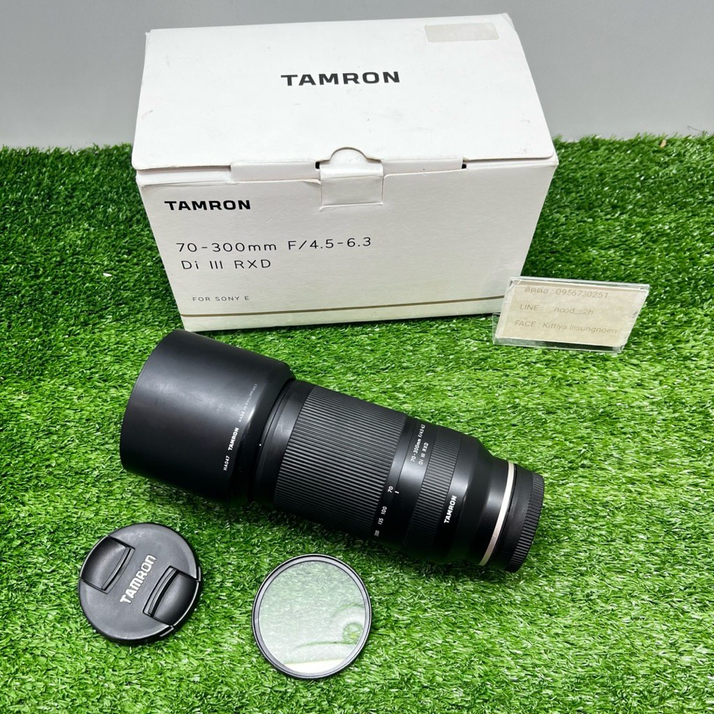 เลนส์ Tamron 70-300mm F4.5-6.3 สำหรับ Sony หมดประกัน สภาพดี