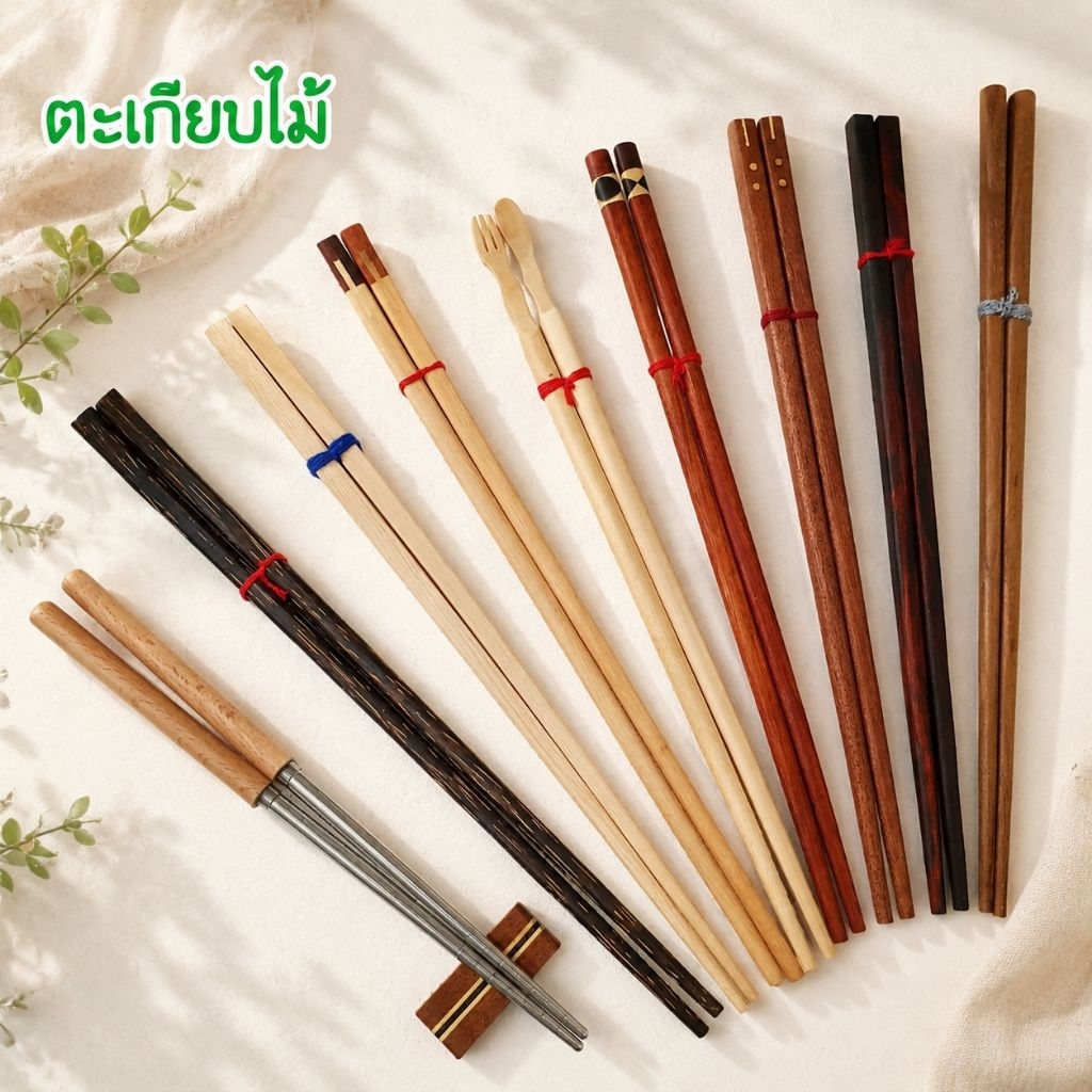ตะเกียบไม้ White Wood Shop