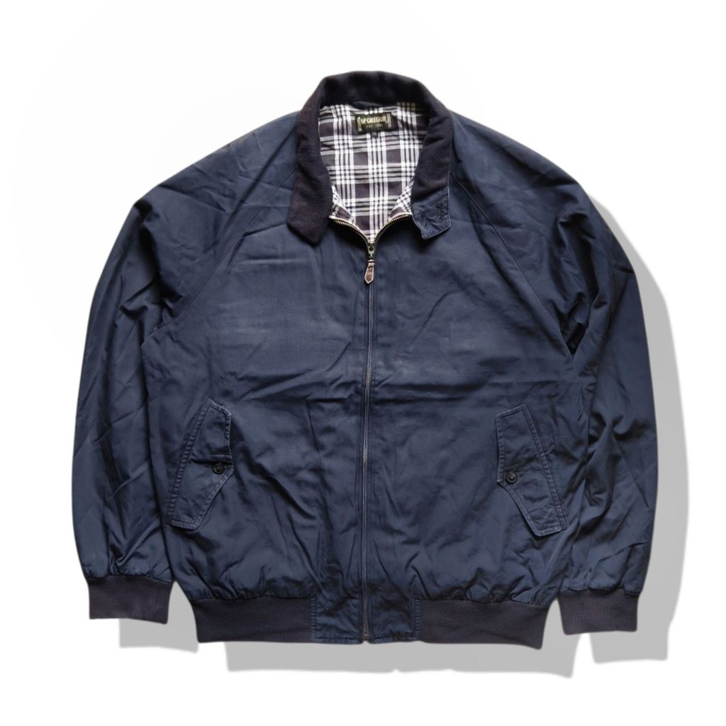 McGregor Navy Blues Harrington Jacket(LL) มือสอง รอบอก 49”