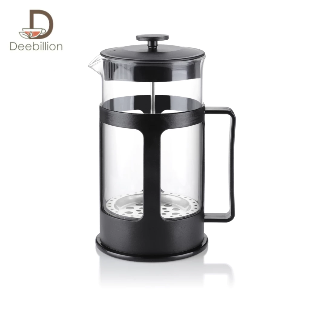 ที่ชงกาแฟ เหยือกชงกาแฟแบบกด French Press ทนความร้อนสูง ทำความสะอาดง่าย สะดวกต่อการชงดื่มที่บ้าน Deebillion
