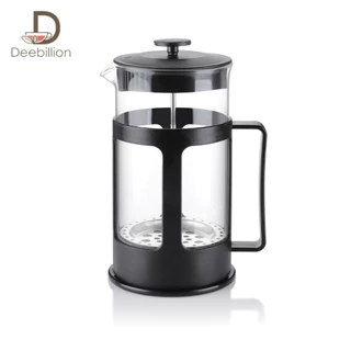 ที่ชงกาแฟ เหยือกชงกาแฟแบบกด French Press ทนความร้อนสูง ทำความสะอาดง่าย สะดวกต่อการชงดื่มที่บ้าน Deebillion