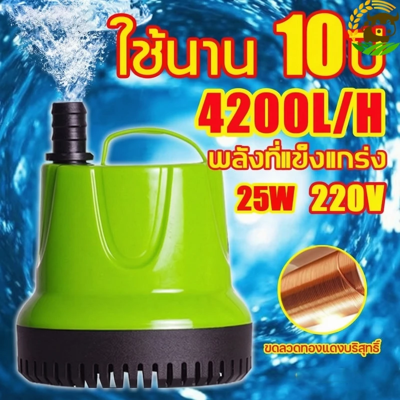 เครื่องสูบน้ำ ปั๊มน้ำอัตโนมัติ 220V แรงดูด 5500/Hr ไดโว่ สำหรับดูดน้ำ ความดูดแรง ใช้ได้ดี