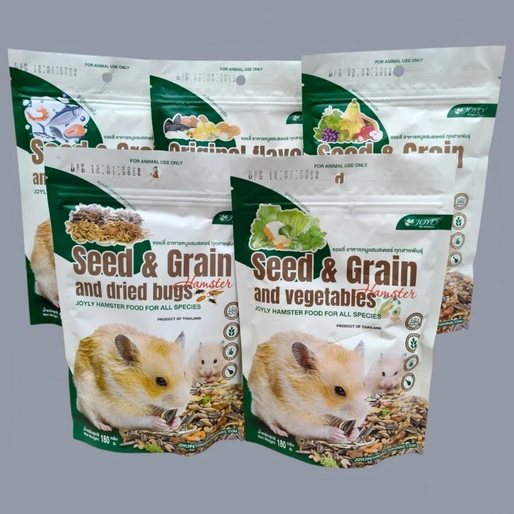 Joyly Hamster food อาหารรวมรส อาหารหนูเเฮมสเตอร์ หนูทุกสายพันธุ์