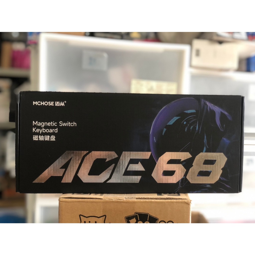 ⌨️ MCHOSE ACE 68 Magnetic Switch Keyboard การเชื่อมต่อแบบมีสาย สีขาว