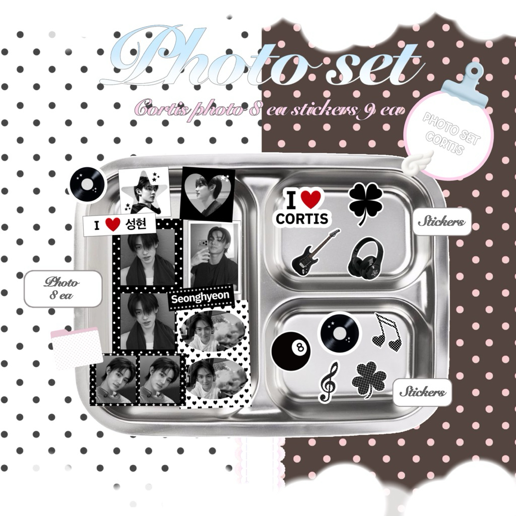 photo set Cortis ใส่หลังเคสโทรศัพท์ได้ ได้ทั้งหมด 8 ชิ้น