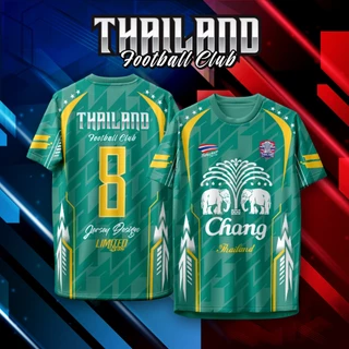 เสื้อคอกลม เสื้อบอล เสื้อกีฬา ลาย ช้าง
