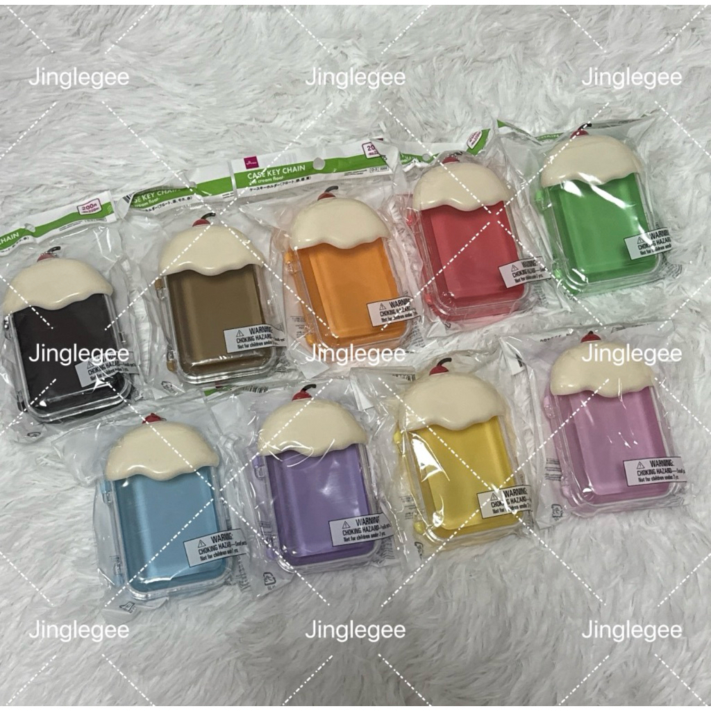 พร้อมส่ง พวงกุญแจรูปไอศครีม ครีมโซดา Case key chain ice รูปที่ 2