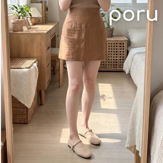 PORU รองเท้าแมรี่เจนตาข่าย รองเท้าคัทชูผู้หญิง ซีทรู สไตล์มินิมอลเกาหลี รองเท้าพื้นนุ่ม ใส่สบาย ระบายอากาศดี