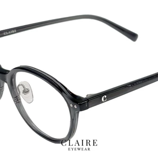 CLAIRE : แว่นสายตายาว รุ่น "Haru" แว่นกรองแสงสีฟ้า กันแดดUV400 ออกแดดเปลี่ยน"สีชา" | Glasses