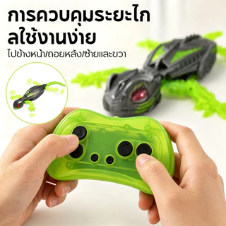 Climber Gecko หุ่นยนต์ของเล่น, LED Eyes ชาร์จ Wall Climbing RC Lizard ของเล่น, รีโมทคอนโทรลที่สมจริงแมลงสาบ Spider