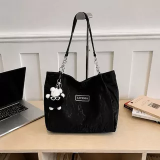 กระเป๋าผ้า Tote bag กระเป๋าโท้ทหนังแฟชั่นสำหรับผู้หญิง กระเป๋าสะพายไหล่หรูหราและอินเทรนด์