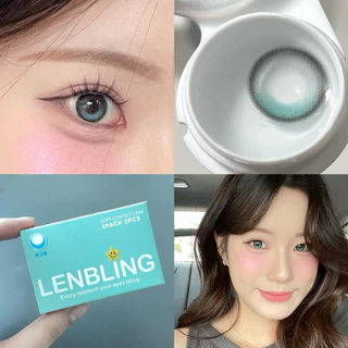 พร้อมส่ง🥨 เลนส์ล้อควอนยองรายเดือน🔒Lenbling Mega Pureble 🛋️ สีชัด ปิดตาดำมิด Gdia 14.2 💫