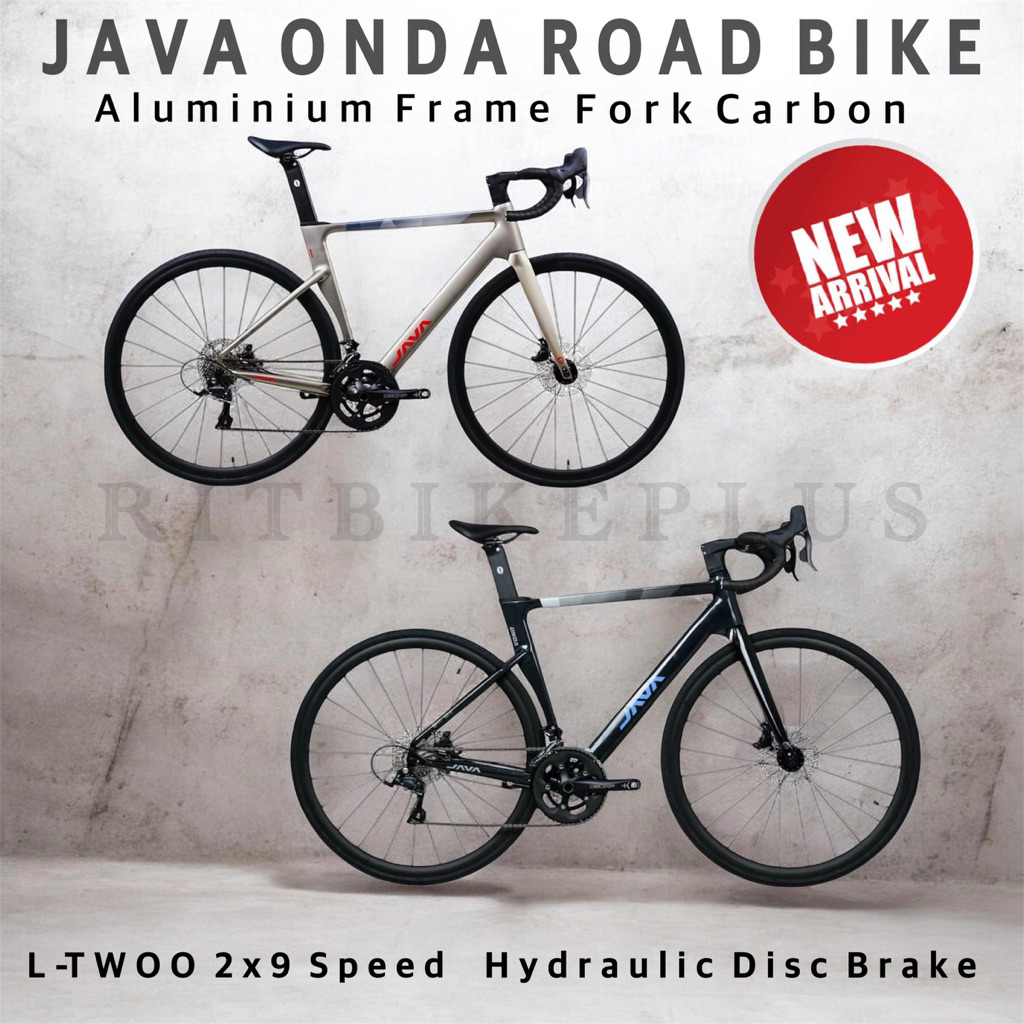 New2026 จักรยานเสือหมอบ JAVA รุ่น ONDA เฟรมอลูตะเกียบคาร์บอน ชุดเกียร์ L-TWOO 2x9 sp เบรคน้ำมัน