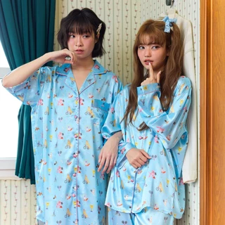 ชุดนอนผ้าซาติน Vana The Most Loved Prints Return | Freesize - 4XL ชุดนอน เสื้อ กางเกง ชุดกระโปรง หลับดีนุ่มเย็นสบาย