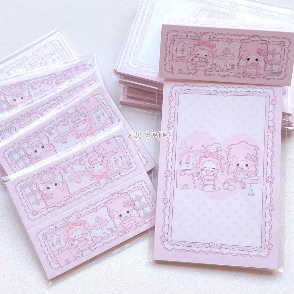 ✅พร้อมส่งเซ็ทแพ็คลายกาตูนย์สีชมพูอ่อนการ์ดหลัง+หัวการ์ด+ถุงoppใส