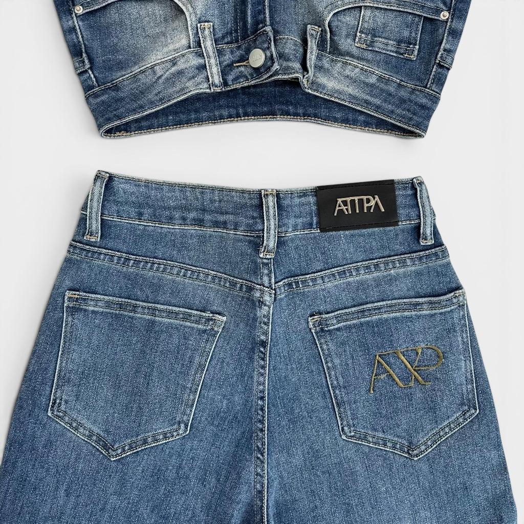 Atipashop - Cassie Straight Jeans - (PRE-ORDER30 days) รูปที่ 6