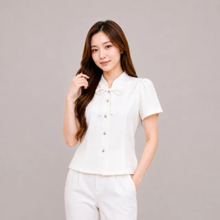 เสื้อพื้นเมืองทรงจิตรลดา แขนสั้น