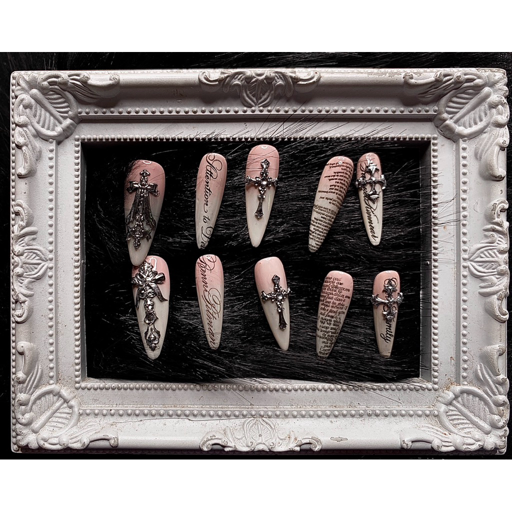 Cathedral Whisper Handmade Gothic Press-on Nails