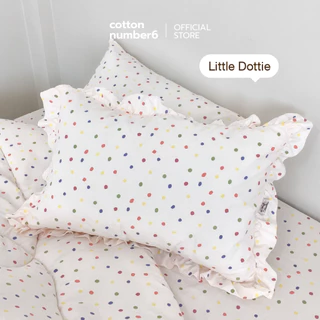 cottonnumber6 เเบรนด์ไทย ปลอกหมอนมีระบาย ปลอกหมอนลูกไม้ style fairy สีพื้น ลายปริ้น ปลอกหมอนไม่มีซิป