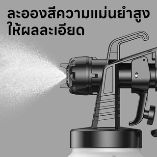 Maybuck Japan กาพ่นสีไร้สาย น้ำหนักเบา ปืนพ่นสีสเปรย์​ ที่จับแบบพกพา พ่นเรียบ แบตอึด ปืนสี（ฟรีหัวฉีด 3 อัน）