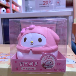🎀พร้อมส่ง สกุชชี่ ตุ๊กตาบีบคลายเครียด Sanrio จาก Miniso ลิขสิทธิ์แท้ 💯