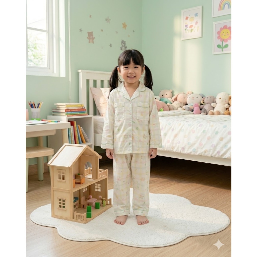 Lullabydream Matcha Diary Pajama Set (KIDS)