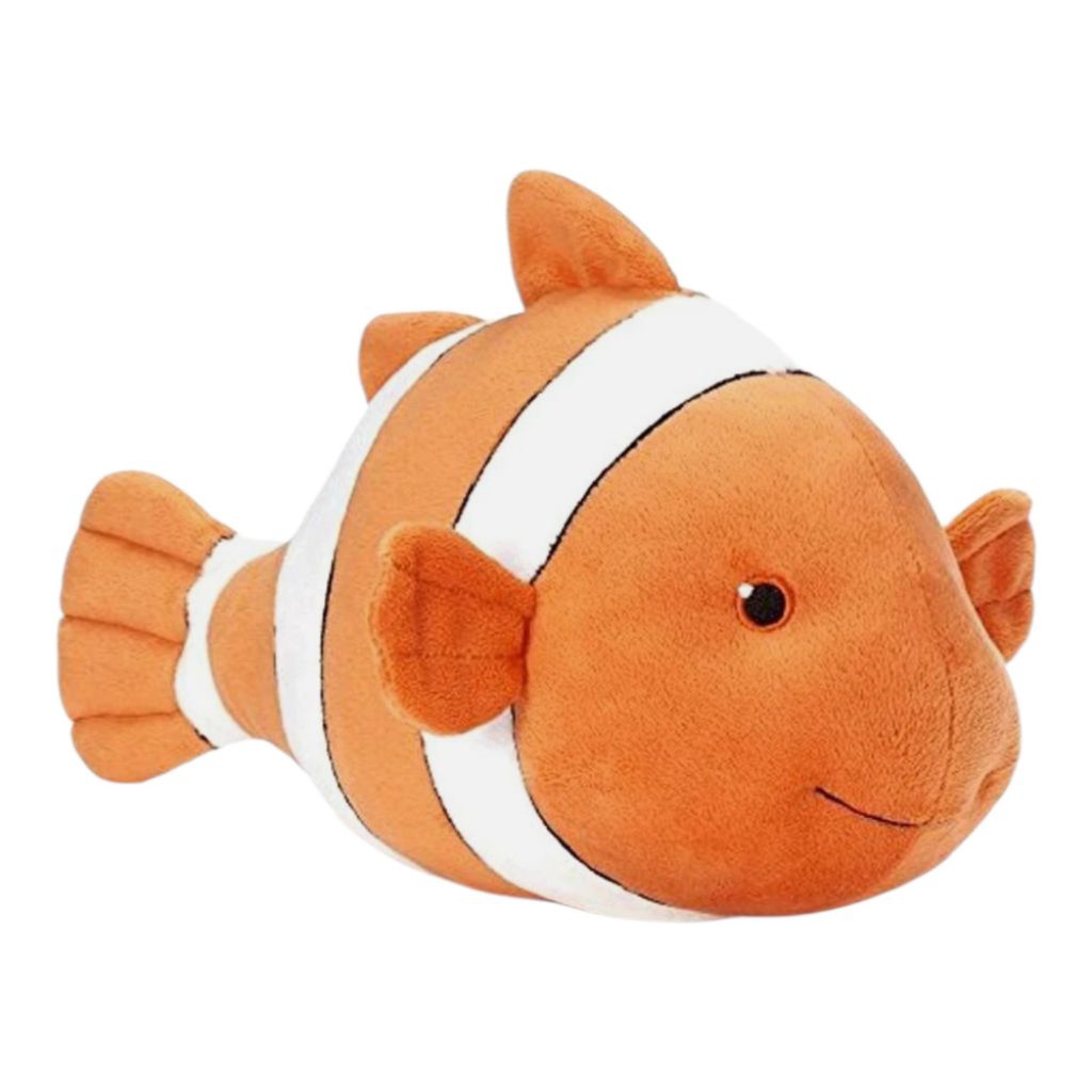 ตุ๊กตาปลาKohls Cares Plush Salina Yoon Clownfish Fish 12" Stuffed Animal Soft Orange NEW