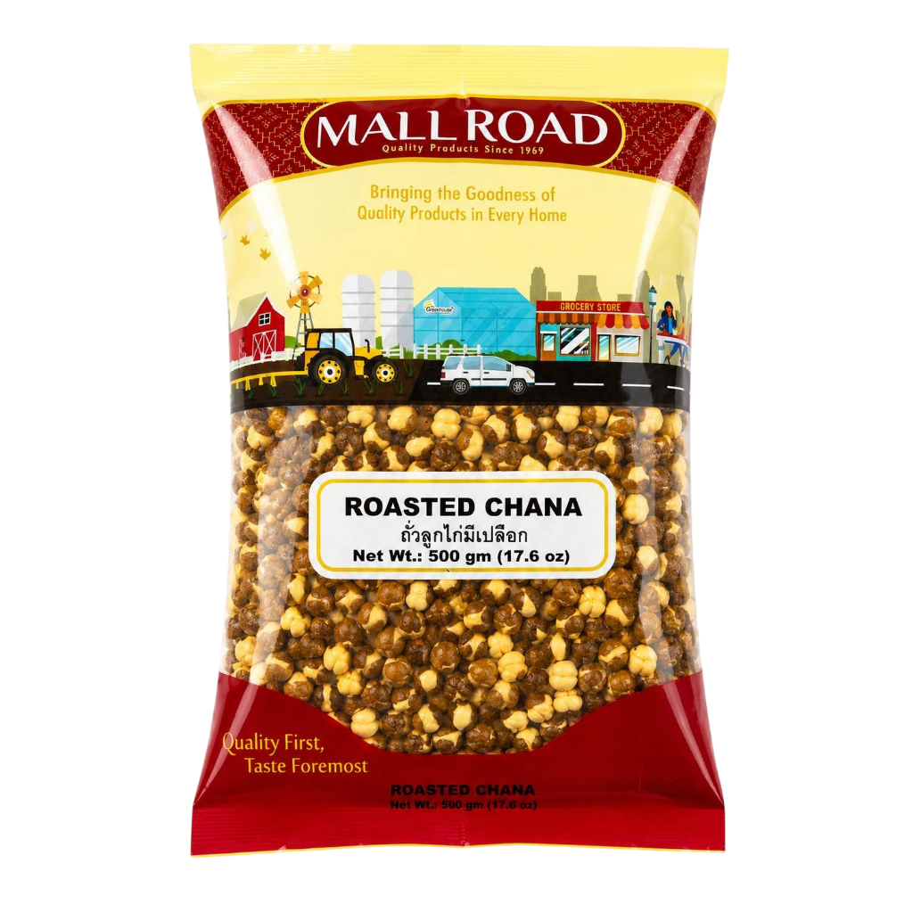 MALL ROAD - ROASTED CHANA WITH SKIN 500G // ถั่วลูกไก่มีเปลือก 500G