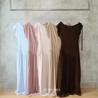 BOOSARA : Queenie Dress (ควีนนี่) ชุดที่ใส่ไปทำงานหรือไปเที่ยวก็เอาอยู่- BSR C.