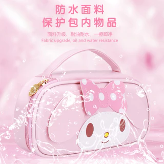 {พร้อมส่ง}กระเป๋าอเนกประสงค์sanrioกันน้ำมีหูหิ้วกระเป๋าดินสอกระเป๋าเครื่องสำอางน่ารักจุของได้เยอะกล่องดินสอsanrioน่ารัก
