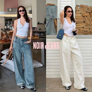 JARIN | NOIR JEANS กางเกงยีนส์ปรับเอวได้
