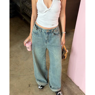 JARIN | NOIR JEANS กางเกงยีนส์ปรับเอวได้