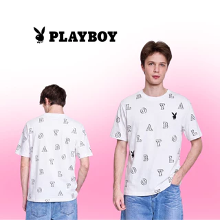 PLAYBOY 06PB เสื้อยืด เสื้อผ้าผู้ชาย/เสื้อ/เสื้อยืดสีชมพู รุ่น P1MT265TB032PK